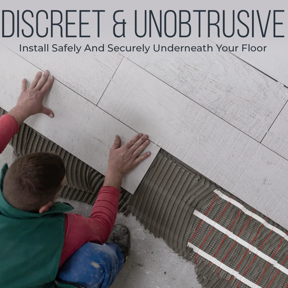 Фторполимерный изолированный напольный нагревательный коврик EconoHome с термостатом WiFi - Изображение 4 из 4