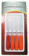 4 pcs/set Mini Pick & Hook Set Seal Puller Tool Remover Extractor Repair Kit