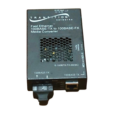 Transitions Networks Fast 100BASE-TX to 100BASE-FX Media Converter | eBay