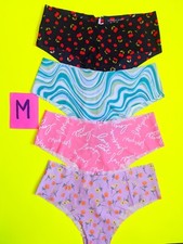 Victoria's Secret PINK Size M Seamless Cheeky Panty Bundle - Lot of 4