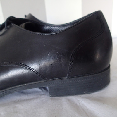 Cole Haan Mens Air Black Leather Oxfords Dress Shoes Size 