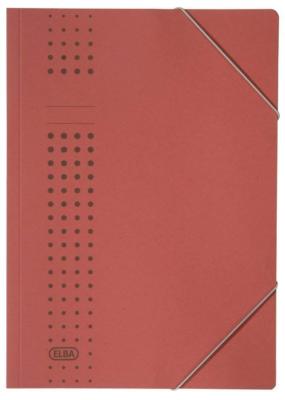 Elba Eckspanner Chic f. A4 rot Eckspann-Mappe Sammelmappe Jurismappe