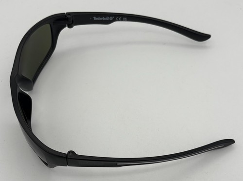 Timberland Sunglass Mens Matte Black Plastic Wrap, Green Lens TB7267. 2N - Picture 11 of 13
