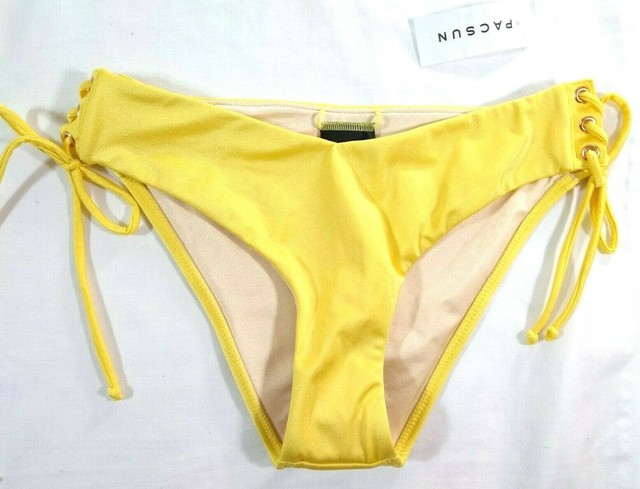 pacsun yellow bikini