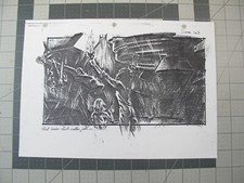 vtg 1980s Aliens movie LA Effects storyboard 1st gen production used copy 40G