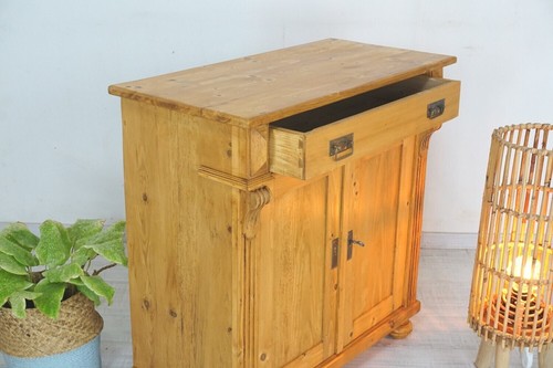 schöne kleine restaurierte Gründerzeit Kommode von 1900 Jhd in Weichholz - Bild 5 von 10