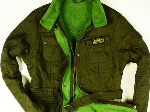 WOMENS OLIVE BARBOUR INTERNATIONAL 