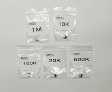 Trimmer Potentiometer Kit - 5pc - 1M, 10K, 20K, 100K, 500K