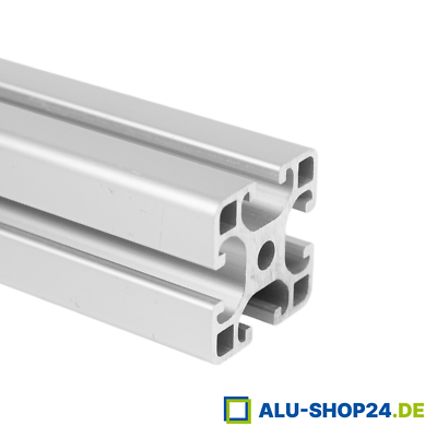 Aluminium Stangenprofil Item 40x40, 600 Mm Länge, Natur Eloxiert – Stabiles Alu-Profil Für Konstruktionen