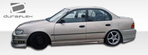 For 1993-1997 Corolla Geo Prizm Duraflex Bomber Front Bumper Cover - 1 Piece - Imagem 3 de 4