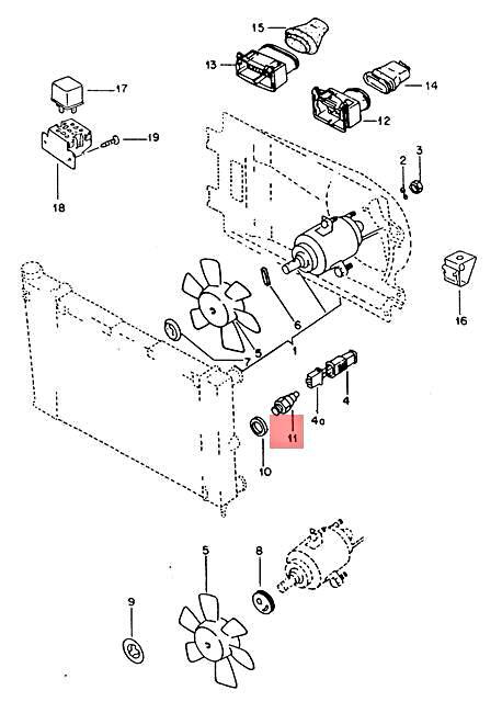 Genuine Volkswagen Pressure Switch NOS Golf Jetta Quantum syncro  