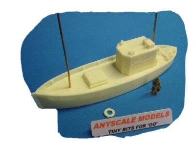 oo gauge railway resin 43' Scottish Motor Fishing Vessel 4mm 1:76 scale ...
