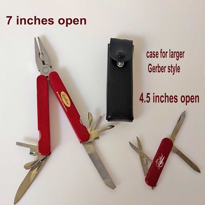 Lorillard Gerber Style Multi Tool Knife, Black Case Stainless Steel 2 camping