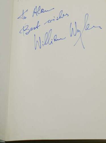 WILLIAM WYLER ~ SIGNIERT vom Regisseur ~ Erstausgabe 1973 ~ Axel Madsen - Bild 4 von 6