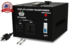 TRANSFORMADOR DE CORRIENTE 1000W CONVERTIDOR DE VOLTAJE 220V A 110V O 110V A 220