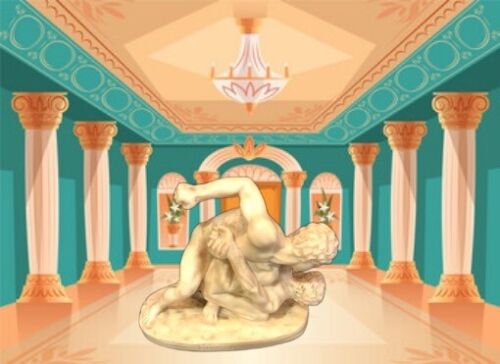 Gay Interest Ancient Male Nudes Greek Roman Eros Erotica Table Statue Figurine X - Picture 1 of 7