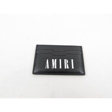 Amiri Q:2 / Large Amiri Logo Card Holder in Black BNWB OS