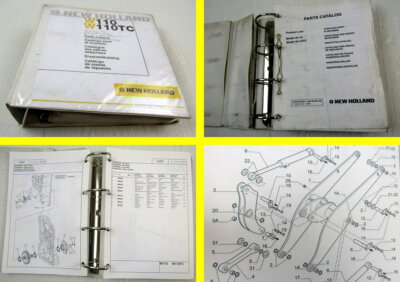 New Holland W110 W110TC Radlader Ersatzteilliste Spare Parts List 03/2005