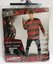 NIP - A Nightmare on Elm St Freddy Krueger Adult Halloween Costume Shirt Mask