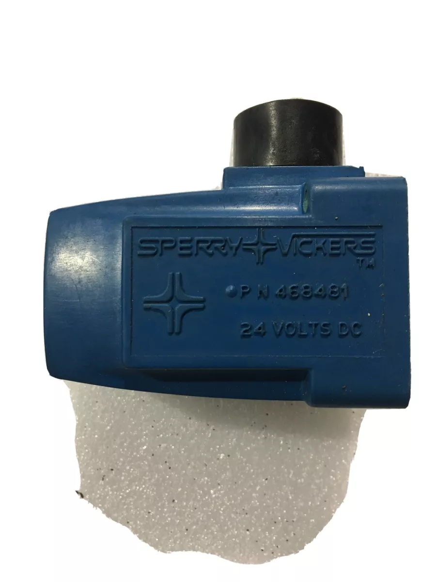 SPERRY VICKERS 468481 SOLENOID COIL 24V 3 PIN CONNECTION | eBay