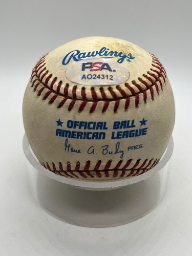 Mark Langston Mariners Angels Signed Autograph OMLB Baseball PSA DNA *12 - Picture 2 of 3