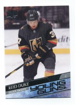 2020-21 Upper Deck Hockey Young Guns Reid Duke Rookie card (Golden ...