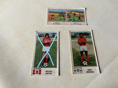 STICKER PANINI FOOTBALL 76 1976 THIERRY DENNEULIN LILLE LOSC # 78 ORIGINAL TBE
