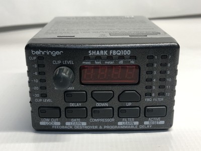 Behringer Shark FBQ100 Automatic Feedback Destroyer