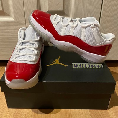 Nike Air Jordan 11 XI Low Cherry Varsity Red 528895-102 Mens Size 9.5 Deadstock 884751516672 | eBay