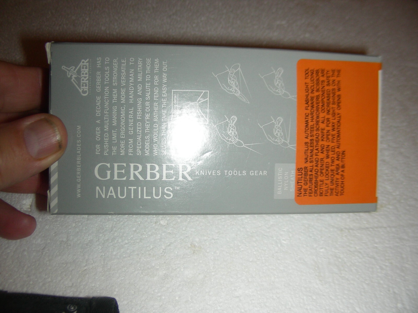 vintage gerber multi tool knife in box and sheath eBay