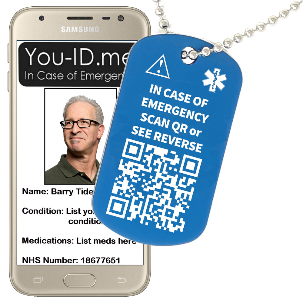 Anaphylaxis Aware Necklace Anaphylactic Shock Medical Alert ID Tag