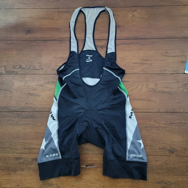 capo cycling bibshorts thick pad spandex 