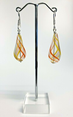 Ohrringe Hohlglasperlen Formschön Lampwork Beads Earrings BeadsCompany