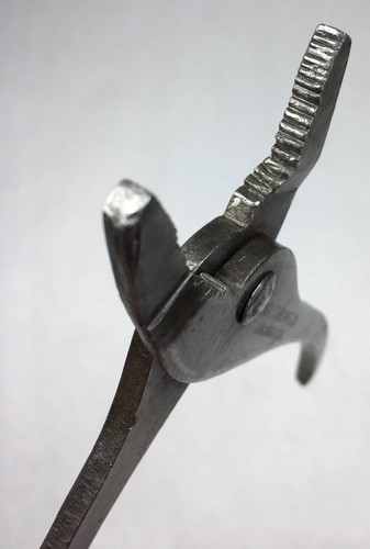 Vintage Indestro MFG. Co. Thin Nose Slip Joint Pliers 6-1/4" Long Chicago, USA - Picture 11 of 12