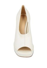 Bottega Veneta NAPA Peep-Toe Pumps Heel Shoe 90MM Platform Leather 37 7 990 NIB