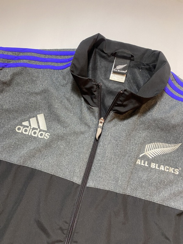 【新品タグ付き】adidas　All Blacks　ジャケット　size 2XO ALL BLACKS RUGBY New Zealand 2026 ZIP JACKET ADIDAS adult
