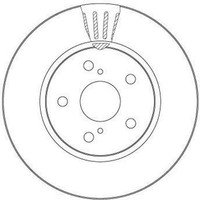 Bremsscheibe Toyota P. C-HR/COROLLA 1.2-2.0 16-