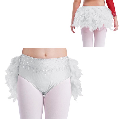 Girls Dancewear Contemporary Panties Tango Costume Lyrical Briefs Active Shorts - Picture 51 of 90