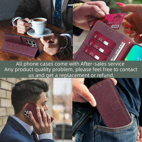 Funda para Samsung Galaxy A55 A54 A16 A15 A35 A33 A34 5G Imán Cuero Funda Protectora - Imagen 54 de 69