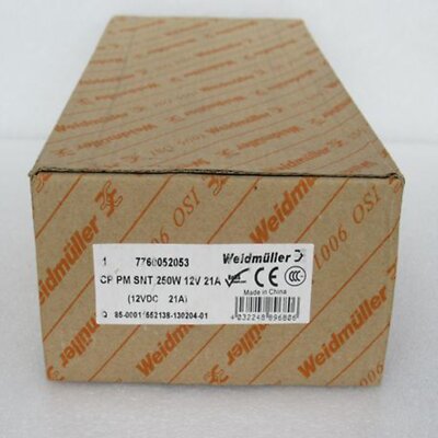 New 7760052053 CP PM SNT 250W 12V 21A For Weidmuller Power Supply