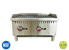 NSF 24" Commercial Natural Gas Charbroiler Grill Radiant Broiler Restaurant ETL