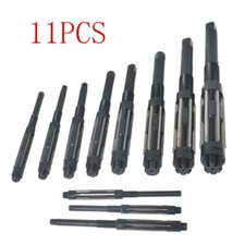 Adjustable 11Pcs Hand Reamers A-K, H4-H14, 15/32 to 1-1/2, HSS 6 Blades