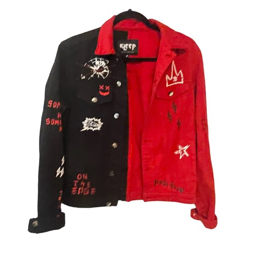 Men KLEEP Love to Kleep/Love Yourself Premium Twill Jacket
