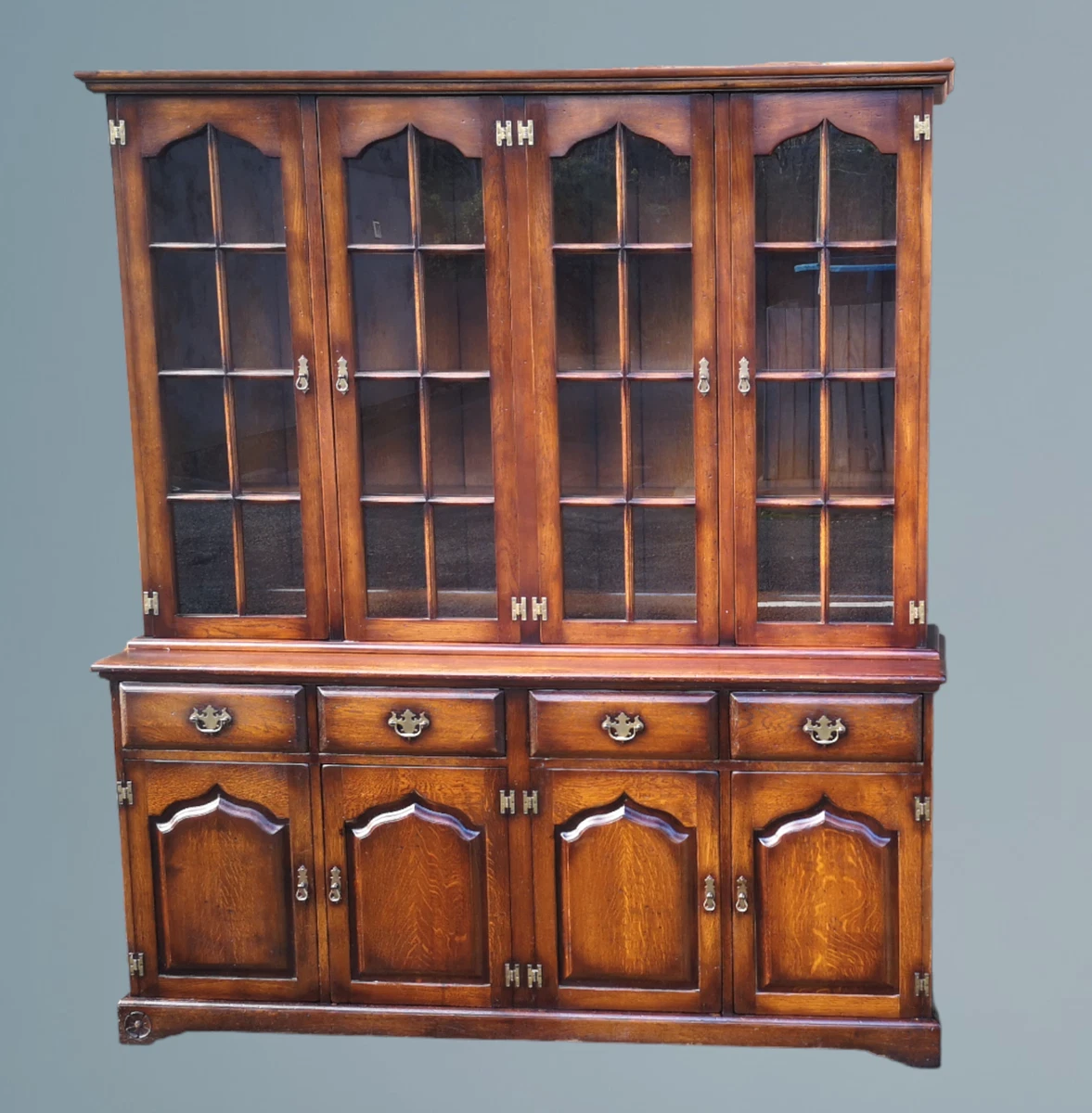 Royal Oak Balmoral Four Door Library Bookcase eBay