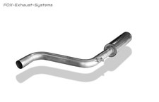  Edelstahl Vorschalldämpfer (für -Duplex-Anlage) Seat Ibiza 6F 1.5l TSI