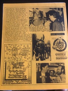 Clay Geerdes COMIX WORLD #149 (1980) - 2-page underground newsletter