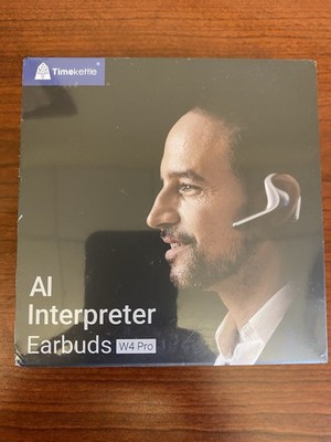 Timekettle W4 Pro AI Interpreter Earbuds Black Bluetooth Real-Time Translation