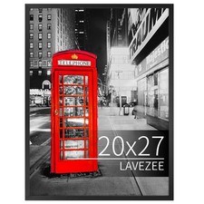 20x27 Poster Frame,Metal Large Picture Frame 20 x 27 Display 27x20 Puzzle Pho...