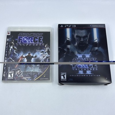 Star Wars The Force Unleashed I & II Collector's Edition Sony PlayStation 3 PS3