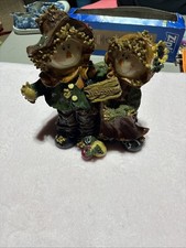Heavy Welcome Scarecrow Thanksgiving Fall Autumn Decoration Made Of Resin